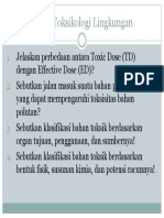 Tugas Toksikologi Lingkungan PDF