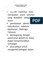 Paperwork Kertas - Kerja - Merentas - Desa - 2019