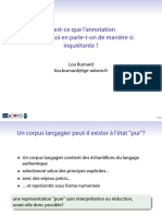 Corpus Et Annotation