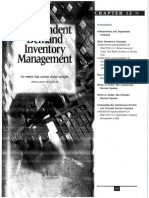 Reading Chapter 12 Independent Demand Inventory Management