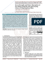 Comparative Study On Strength and Water Absorption of M35 Grade Paver Block Using Fly Ash and Varying Proportions of Polypropylene Fibre