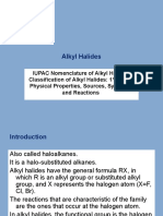 Chapter 7 - Alkyl Halides