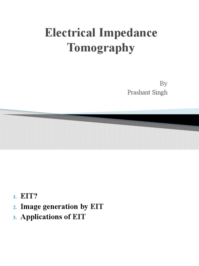 Electrical Impedance Imaging PDF Medical Imaging Electrical Impedance