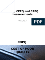 COPQ, CEPQ and CRPQ Measurements To TYSG