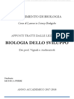 Appunti Integrati Biologia Dello Sviluppo (Trascinato) 2