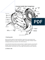 Komponen Rem Tromol Mobil Dan Fungsinya