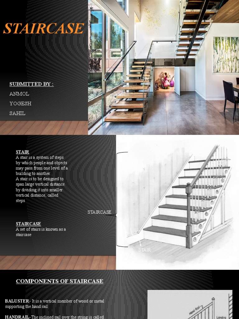 Staircase Submitted By Pdf Stairs Architectural Elements