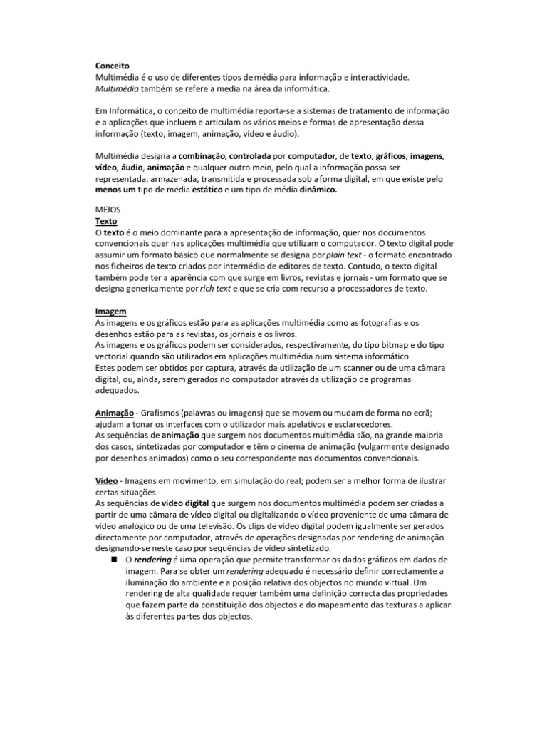 Multimedia Api | PDF | Vídeo | Sistema de arquivo