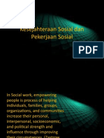 Kesejahteraan Sosial Dan Pekerjaan Sosial