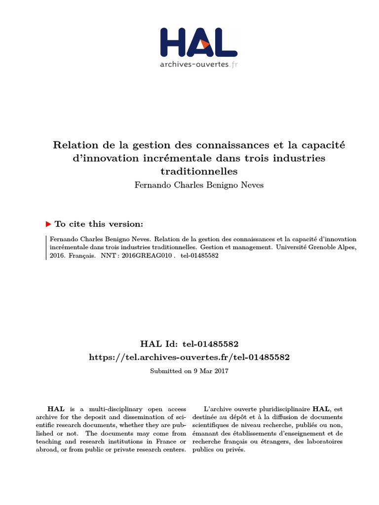 Benignoneves 16 Archivage Pdf Gestion Des Ressources Humaines Innovation