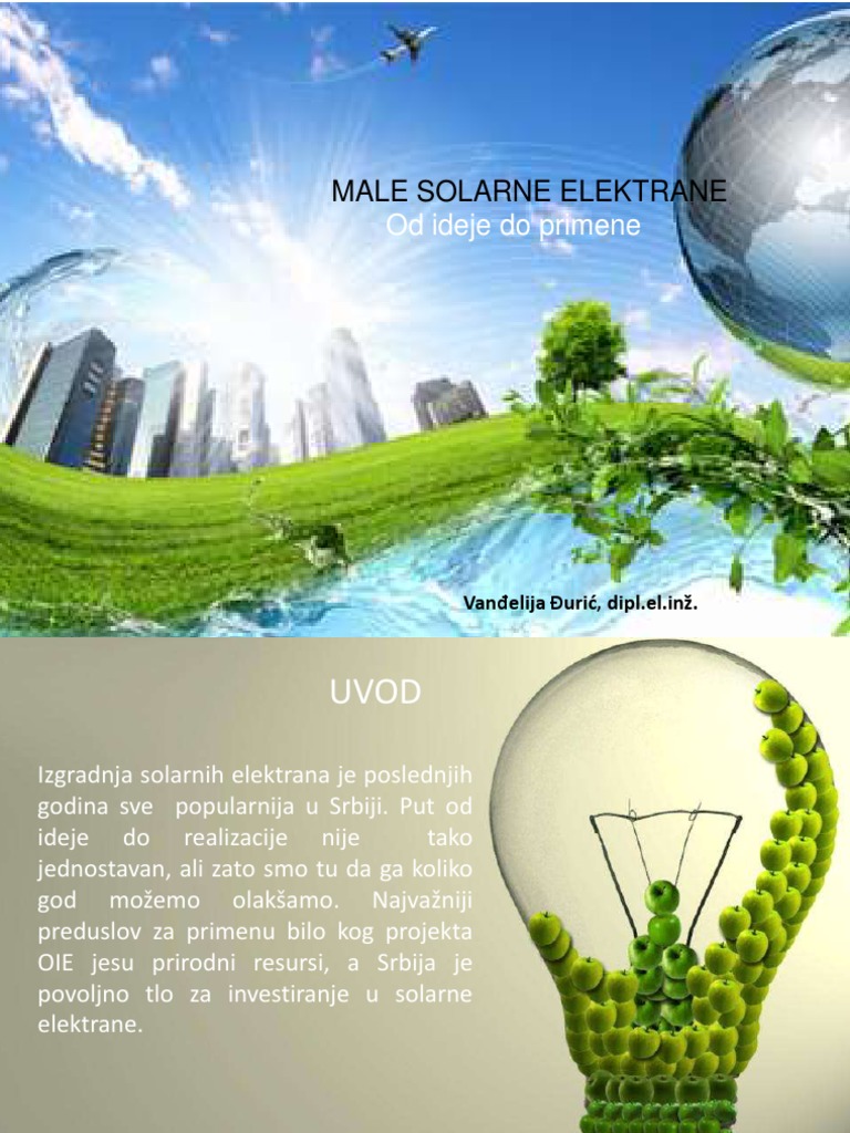 Male Solarne Elektrane PDF | PDF