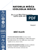 Anatomija I Fiziologija Mišića DR - Med - Miloš Potkrajac