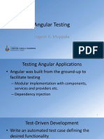 Angular Testing: Jogesh K. Muppala