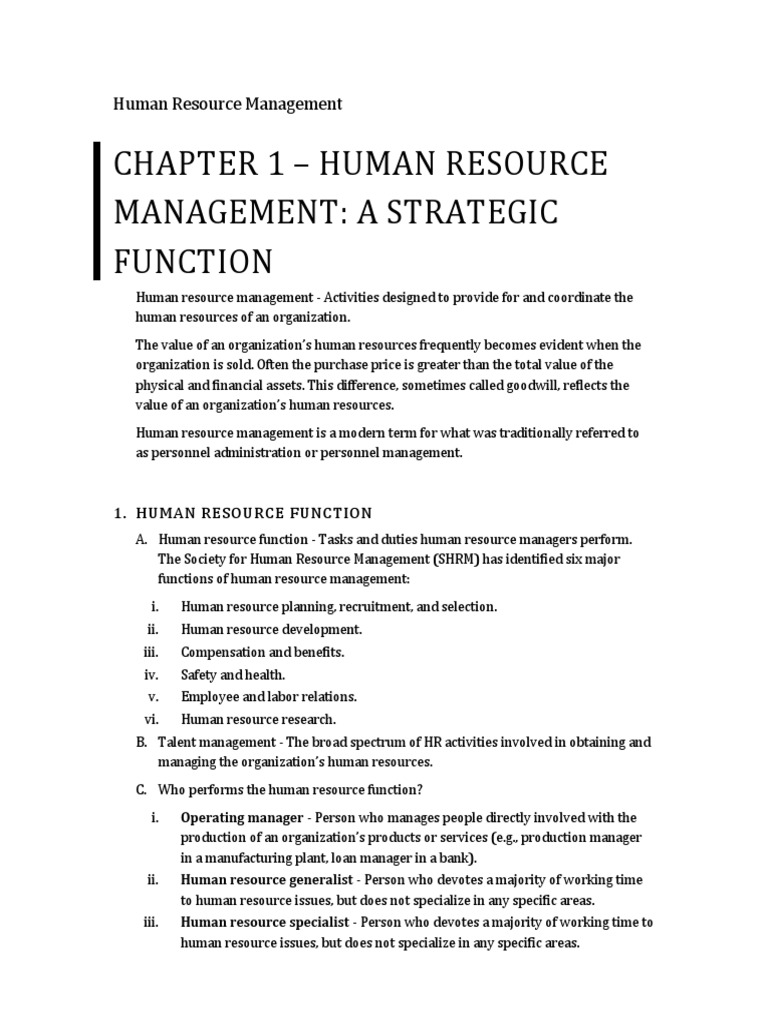 Human Resource Management MIDTERMS | PDF | Human Resource Management ...