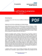 Horizon Scanning Report0037 Urinalysis Selftesting Pregnancy