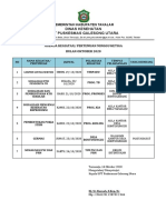 Jadwal Kegiatan BOK Bulan Oktober 2020