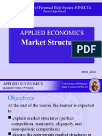 Applied Economics: Market Structures
