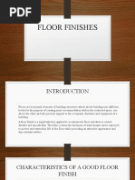 Floor Finishes