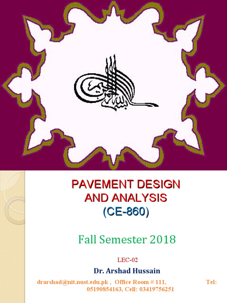 Pavement Design and Analysis Guide | PDF | Road Surface ...