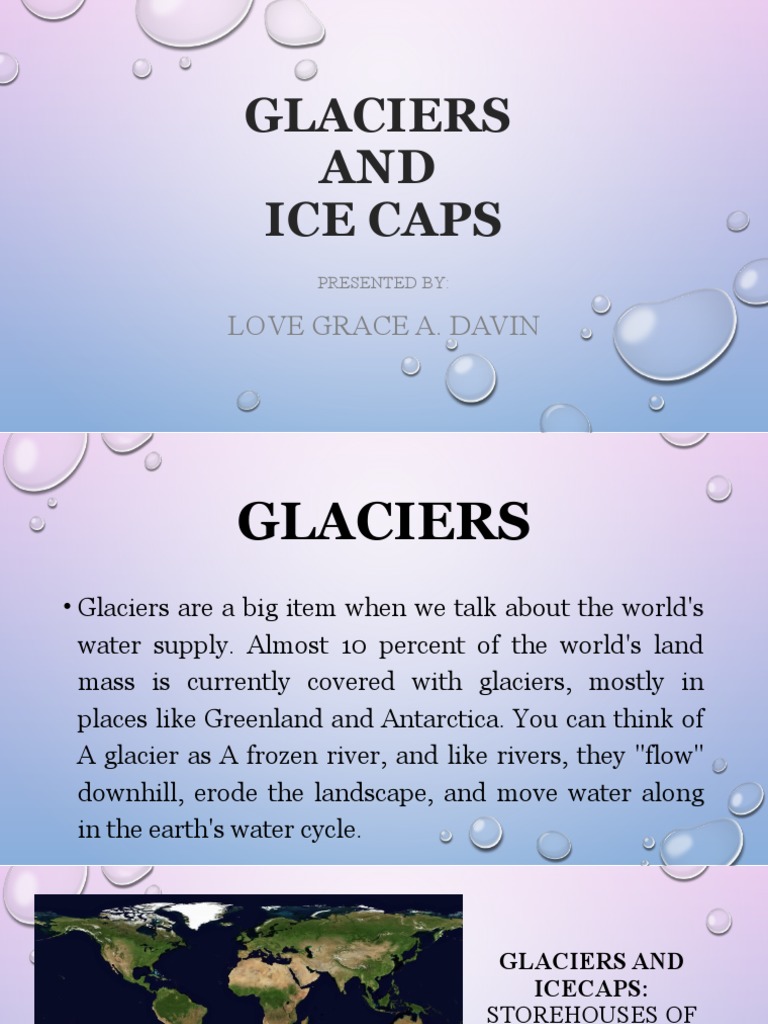 Topic 3 Glaciers & Ice Caps PDF Glacier Ice