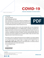 Member Bulletin - Covid-19 Benefits and Cover PDF