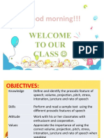 Good Morning!!!: Welcome To Our Class