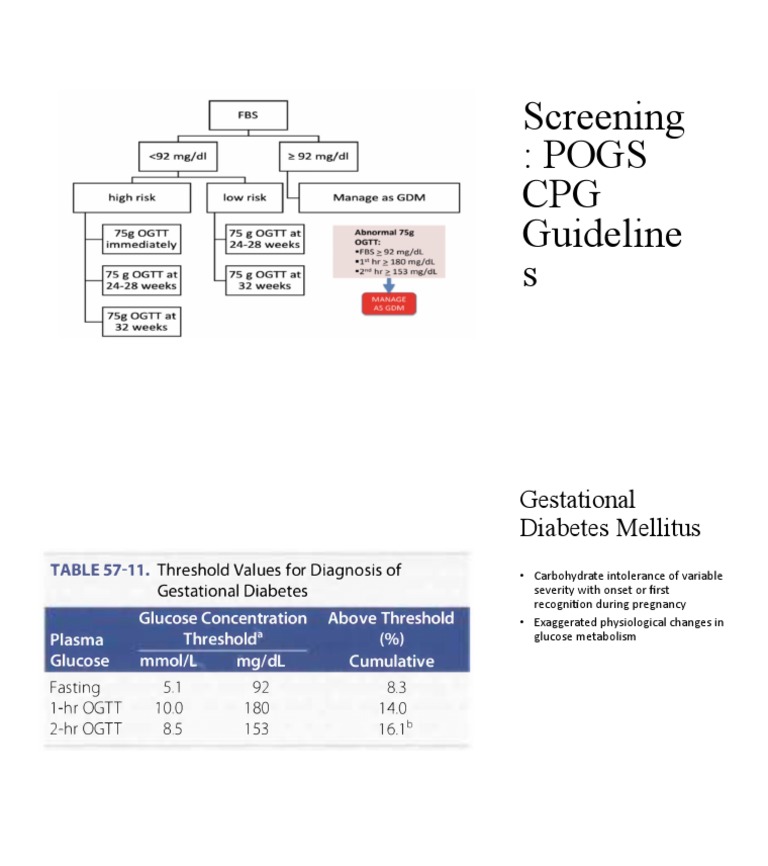 Screening: Pogs CPG Guideline S | PDF