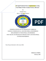 Optimizing Production Process to Minimize Waste