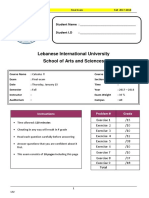 MATH - 210 Final Version 1-Exam Fall 2017-2018