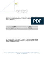 Certificación de Tigo PDF