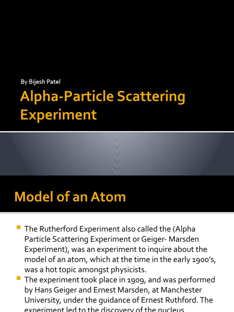 Rutherford's Atomic Model Discovery | PDF