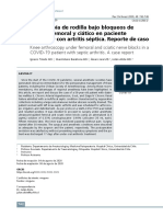 Bloqueo de Nervio Femoral y Ciatico - Artroscopia y COVID PDF