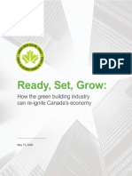 Ready, Set, Grow:: How The Green Building Industry Can Re-Ignite Canada's Economy