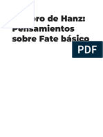 El Libro de Hanz Pensamientos Sobre Fate Basico