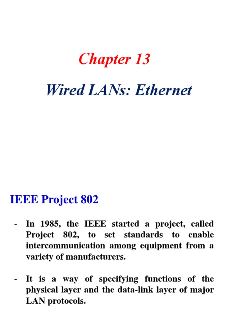 Wired Lan Ethernet Download Free Pdf Ethernet Computer Network