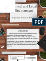Political and Legal Environment Guide