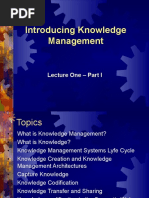 Lecture 1 - The Nature of Knowledge Management | PDF | Knowledge ...