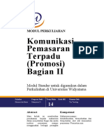 Komunikasi Pemasaran Terpadu (Promosi) Bagian II