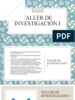 Taller de Investigacion Protocolo