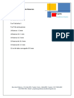 Relação de Materiais PDF