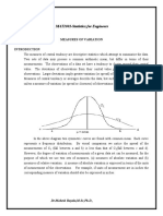 Measures of Variation in Statistics
