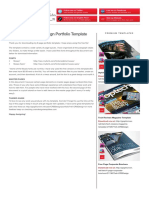 Free 8-Page Indesign Portfolio Template: Follow Me To See My Latest Templates