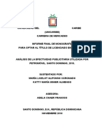 Copia de ANÁLISIS DE LA EFECTIVIDAD PUBLICITARIA UTILIZADA POR PETROMÓVIL. SANTO DOMINGO