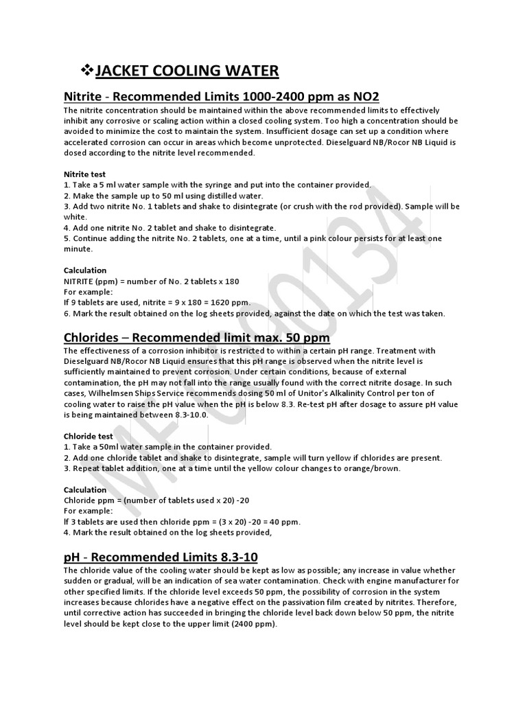 Boiler Water Test | PDF | Alkalinity | Corrosion
