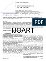 Ijoart: Remote Sensing Technology and Its Applications