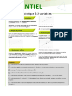 Essentiel en Statistique À Deux Variables