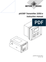 pH/ORP Transmitter 2050 e Instruction Manual