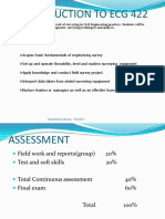 Intro to Surveying Fundamentals ECG422