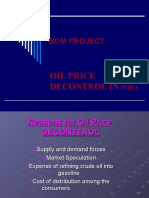 Bom Project: Oil Price Decontrol in