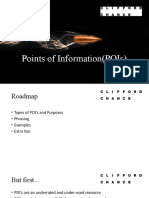 Points of Information (Pois)